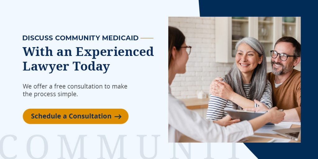 discuss community Medicaid with Ettinger